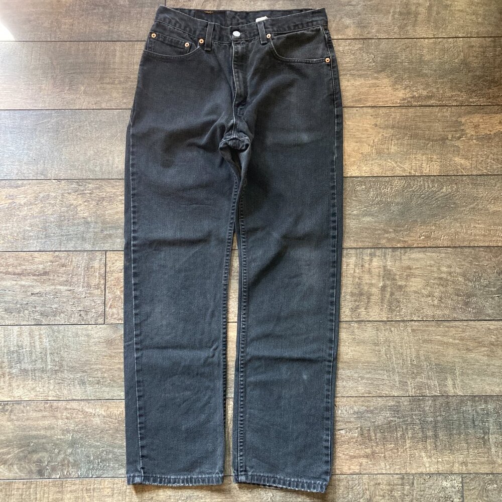 Vintage 2000 Black Levi's 505 32W x 32L - Made in USA - Picture 7 of 14